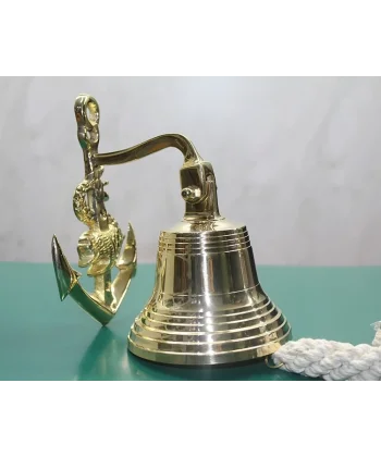 Pirinç Duvara Asmalı Çapalı Çan 6098