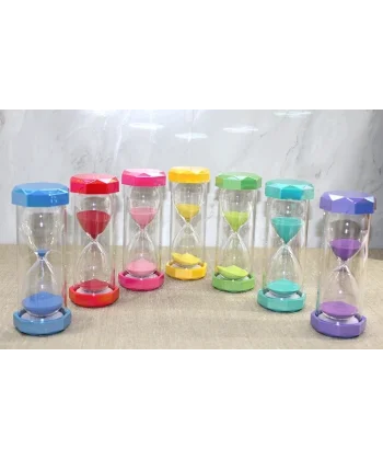 Plastik Çerceveli Renkli 30 Dk Kumsaati Alk4565