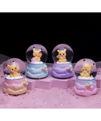 Pokemon Işıklı Kar Küresi 9 Cm Alk3399