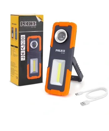Police Pe-329 Şarjlı Mıknatıslı Tamirci Feneri