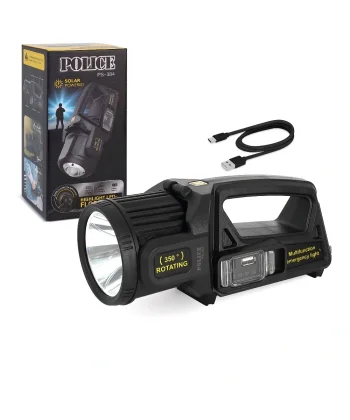Police Ps-384 Şarjlı Güneş Enerjili Spot Fener