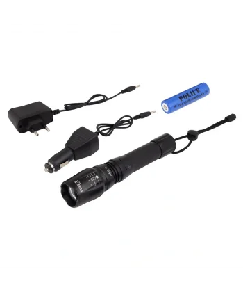 Police Ps-46 Xml6 Led 5 Kademeli Zoomlu Şarjlı El Feneri