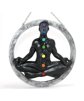 Polyester Duvara Asmalı 7 Chakra Pano Alk2347