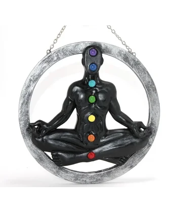 Polyester Duvara Asmalı 7 Chakra Pano Alk2347