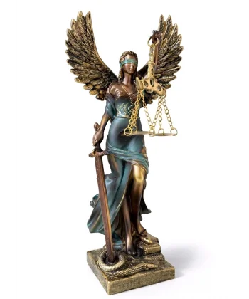 Polyester Kanatlı Adalet Biblosu Alk4419