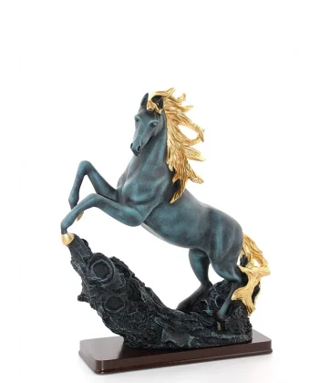 Polyester Şahlanmış At Figürü  Alk1628