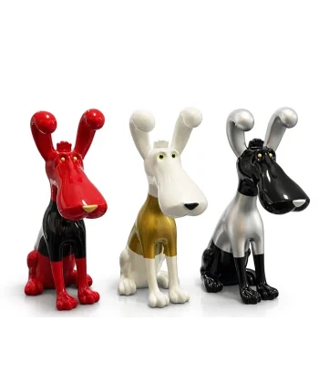 Polyester Sevimli Köpek Figürü Alk4557