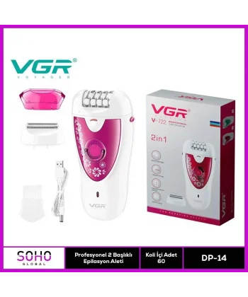 Profesyonel 2 Başlıklı Epilasyon Cihazı
