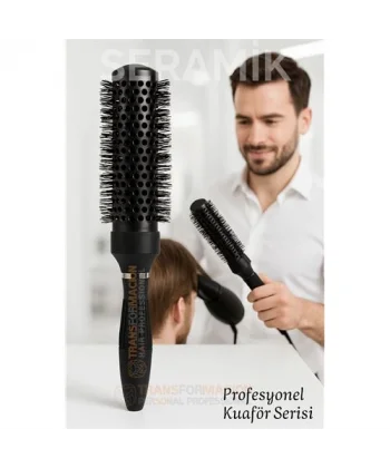 Profesyonel Kuaför 50 mm Ceramic Ionic Nano Fön Fırçası – 32 cm Uzunluk Profesyonel Kuaför Serisi