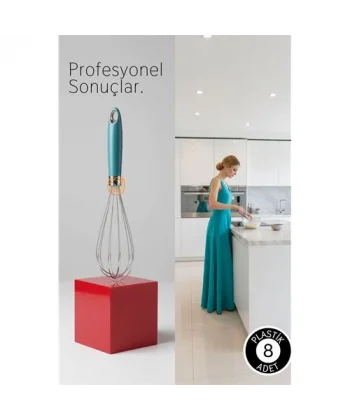 Profesyonel Paslanmaz Çelik Çırpıcı Ergonomik Mutfak Mikseri 28 cm Lara Soydan Koleksiyonu