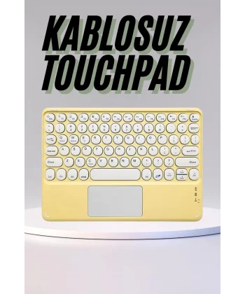 Profesyonel Wifi Q Klavye Bluetooth Klavye Touchpad 10.8 Inç