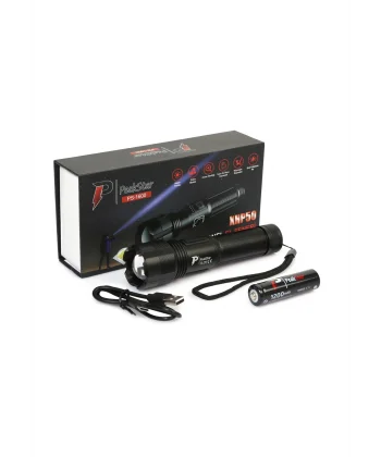 Ps-1600 Süper Parlak Led Zoomlu 5 Mod Su Geçirmez Profesyonel Kamp Bekçi Avcı Feneri