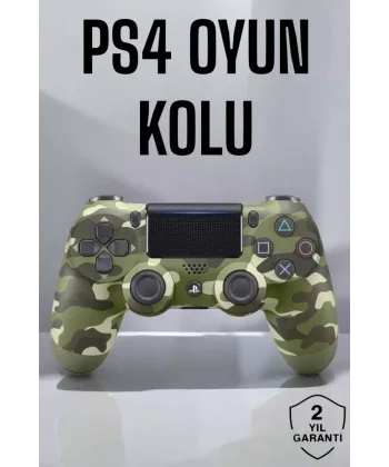PS4 Oyun Kolu Kamuflaj Desenli Joystick