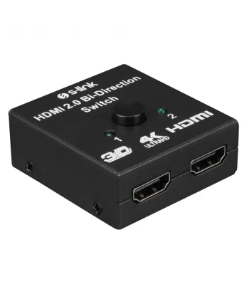 S-link SL-LU613 2 Port HDMI Çift Yönlü Switch ve Splitter(1923)
