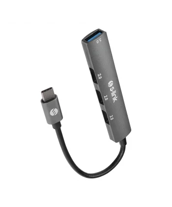 S-LINK SW-U324 Type-C to 3xUSB 2.0 1xUSB 3.0 Metal USB HUB(1923)