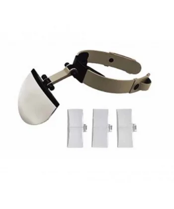 Şapka Tip Kask Büyüteç, 4 Farklı Büyütme Lensli Büyüteç