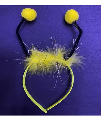 Sarı Ponponlu Gösteriler İçin Plastik Arı Maya Tacı