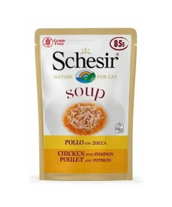 Schesir Yabani Ton Balıklı ve Balkabaklı Kedi Çorbası 85 Gr