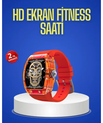 Şeffaf Tasarımlı Akıllı Saat Dokunmatik Ekranlı