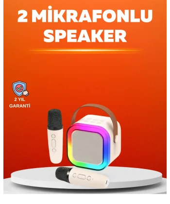 Ses Efektli Mikrofonlu Kablosuz Karaoke Sistemi