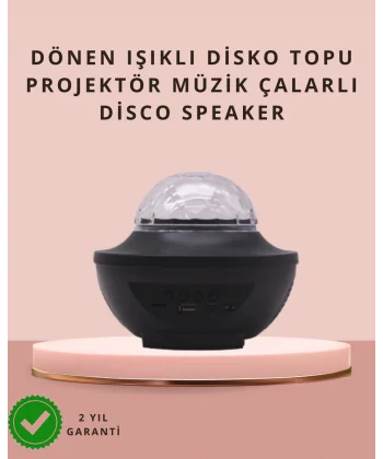 Sesle Aktive Olabilen Uzaktan Kumandalı Ayarlanabilir Galaxy Gece Lambası