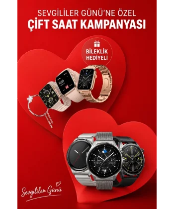 Sevgiliye Özel Yeni Nesil Akıllı Saat Çiftlere Özel Kampanya Çift Saatleri