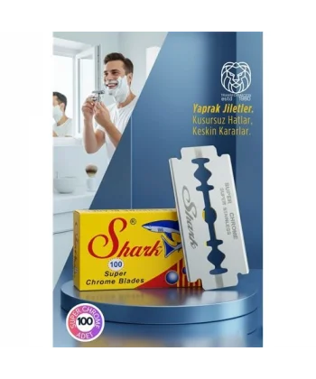 Shark Super Chrome 100’lüPremium Paket - Profesyonel Jilet