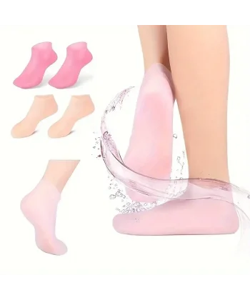 Silikon Jel Ayak Nemlendirici Çorap