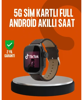 SIM Kartlı Akıllı Saat AMOLED Ekran Android Sistem