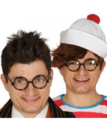 Siyah Çerçeveli Numarasız Camlı Öğrenci Şaka Gözlüğü 1 Adet