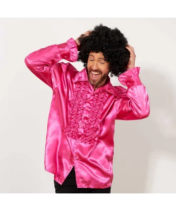 Siyah Renk Kıvırcık Afro Bonus Peruk