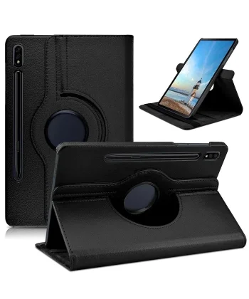 SM GalaxyTab S7 2020 12.4 (T970-T975-T976) 360 Derece Döner Standlı Kılıf-(5775)