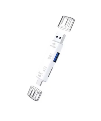 Smart Otg 3in1 Type-C Ve Micro Usb Tf Card Reader Otg-(5775)