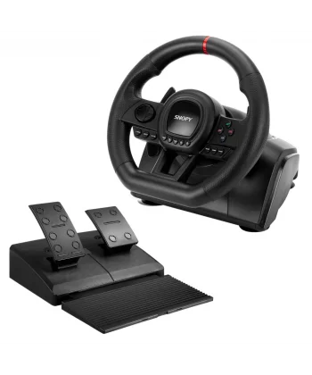 SNOPY V30 ONLY PC Direksiyon Pedal Titreşimli Gaming Oyuncu Direksiyonu(1923)