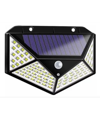 Solar Hareket Sensörlü Duvar Lambası 100 Led Mz-303