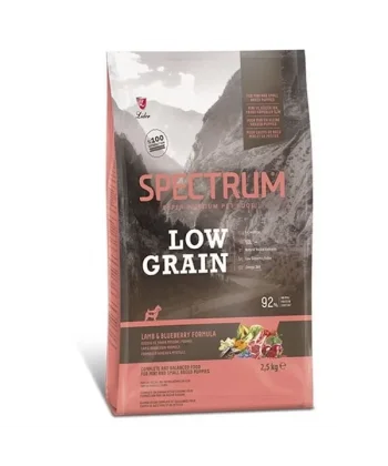 Spectrum Düşük Tahıllı Kuzulu ve Yaban Mersinli Küçük Irk Yavru Köpek Maması 2.5 Kg