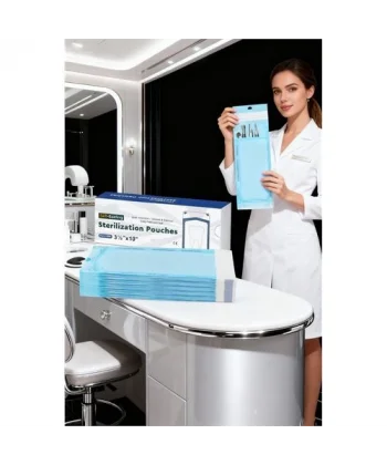 Sterilizasyon Poşeti 600 Adet - Otoklav Kendinden Yapışkanlı Medikal Poşet 9x26 cm