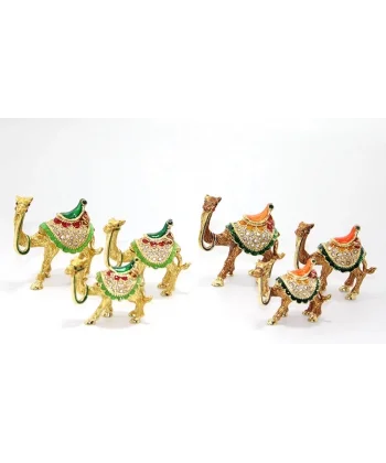 Swaroski Taşlı 3lü Deve Figürü Alk1876