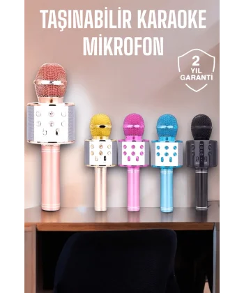 Taşınabilir Bluetooth Karaoke Mikrofon: Hafıza Kart Girişli Etkileyici Performans