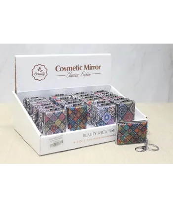 Taşlı El Aynası Anahtarlık Alk3774