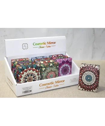 Taşlı El Aynası Dikdörtgen Kalın Alk3743