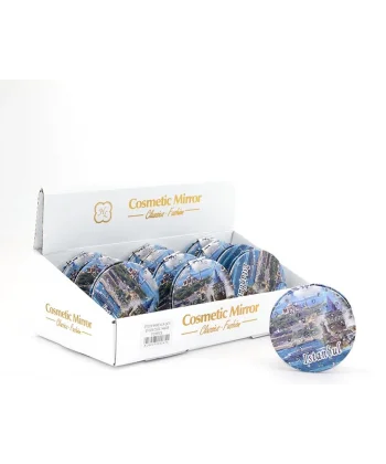 Taşlı İstanbul Tasarımı El Aynası İnce Alk2920