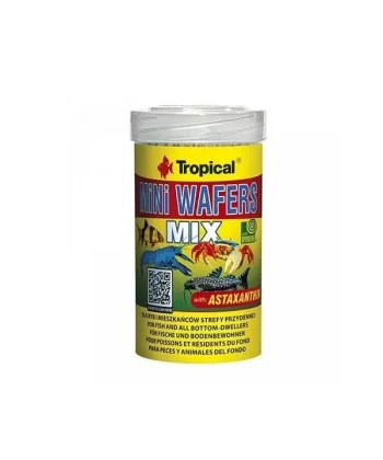 Tropical Mini Wafers Mix Balık ve Deniz Kabukluları için Yem 100 Ml 55 Gr