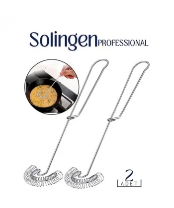 Turk 2 li Çelik Spiral Çırpıcı Solingen Professional