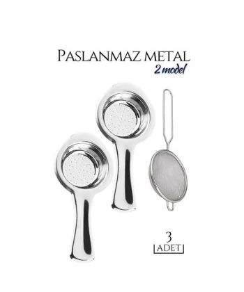 Turk 3 lü Set Metal Çay Süzgeci Cabrera Design