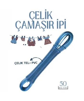 Turk 50 mt Çelik Çamaşır İpi