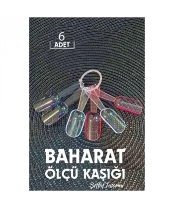 Turk 6 lı Şeffaf Baharat Kaşığı Camino Design