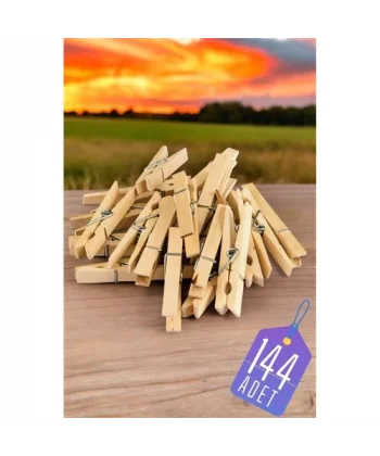 Turk Ahşap Mandal Seti 144 ADET 71