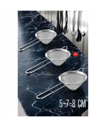 Turk Andres 3 Boy Paslanmaz Çelik Süzgeç Seti