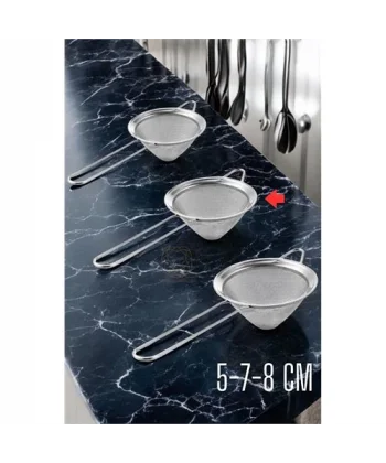 Turk Andres 3 Boy Paslanmaz Çelik Süzgeç Seti